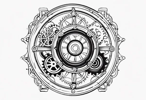 Steampunk Gear tattoo idea