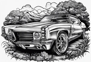 coupe glass tattoo idea