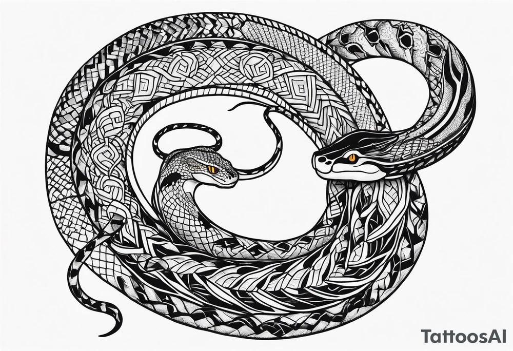 snake tattoo idea