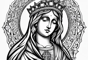 christianity 
jesus 
mary tattoo idea