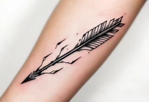 Japanese arrow tattoo idea