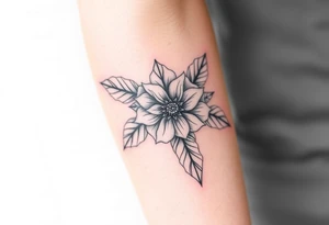 Feminine coverup tattoo idea