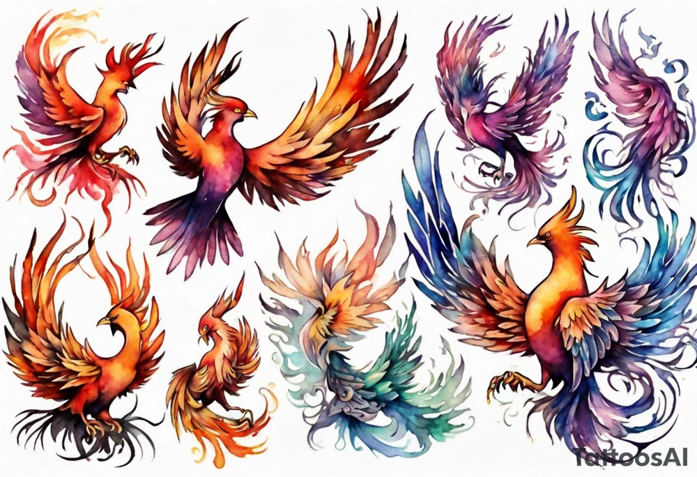 Phoenix tattoo idea
