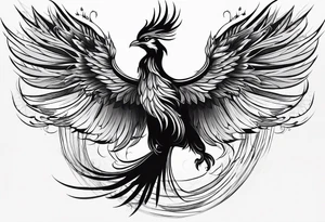 kutuev | Small phoenix tattoos, Phoenix tattoo, tattoo idea