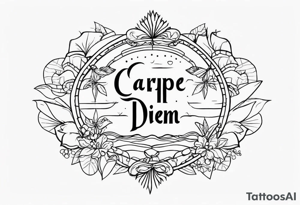 Carpe Diem tattoo idea