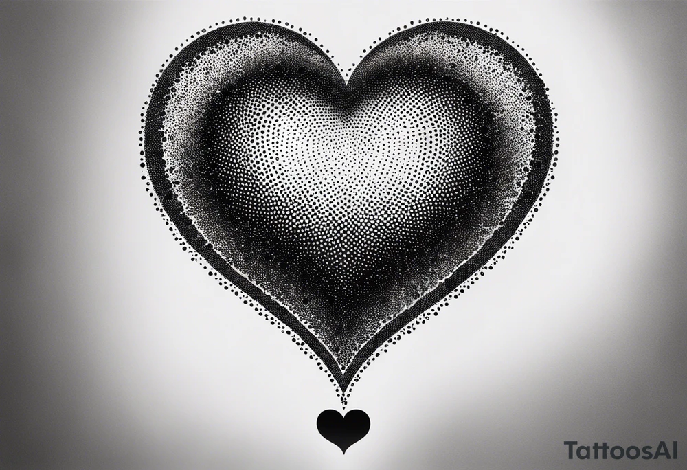 Coeur brisé àdans le symbole de l'infini tattoo idea