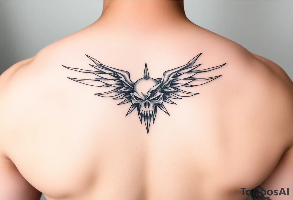 minimalist style focusing on power and complexity. tattoo idea