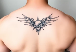 minimalist style focusing on power and complexity. tattoo idea