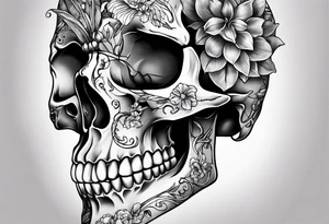 hand bones anatomical tattoo idea