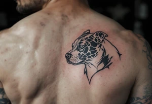 pitbull tattoo tattoo idea