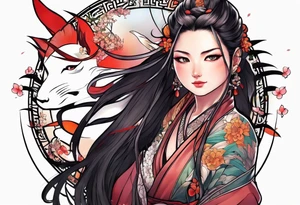 Nezuko tattoo idea