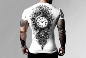 a cosmic clockwork tattoo idea