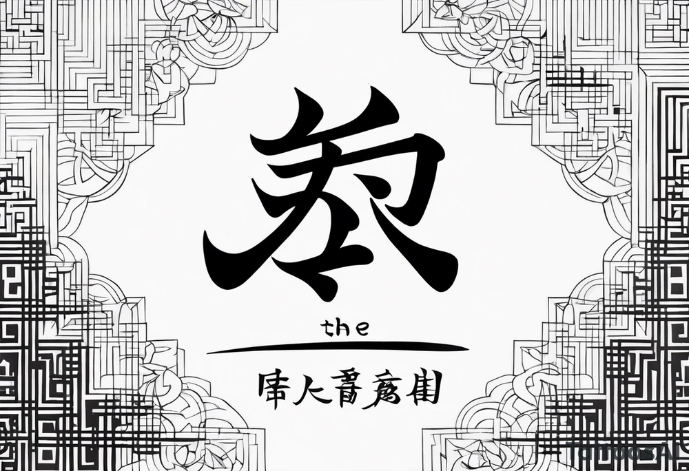 The phrase 自由は戦いだ in japanese caligraphy. tattoo idea