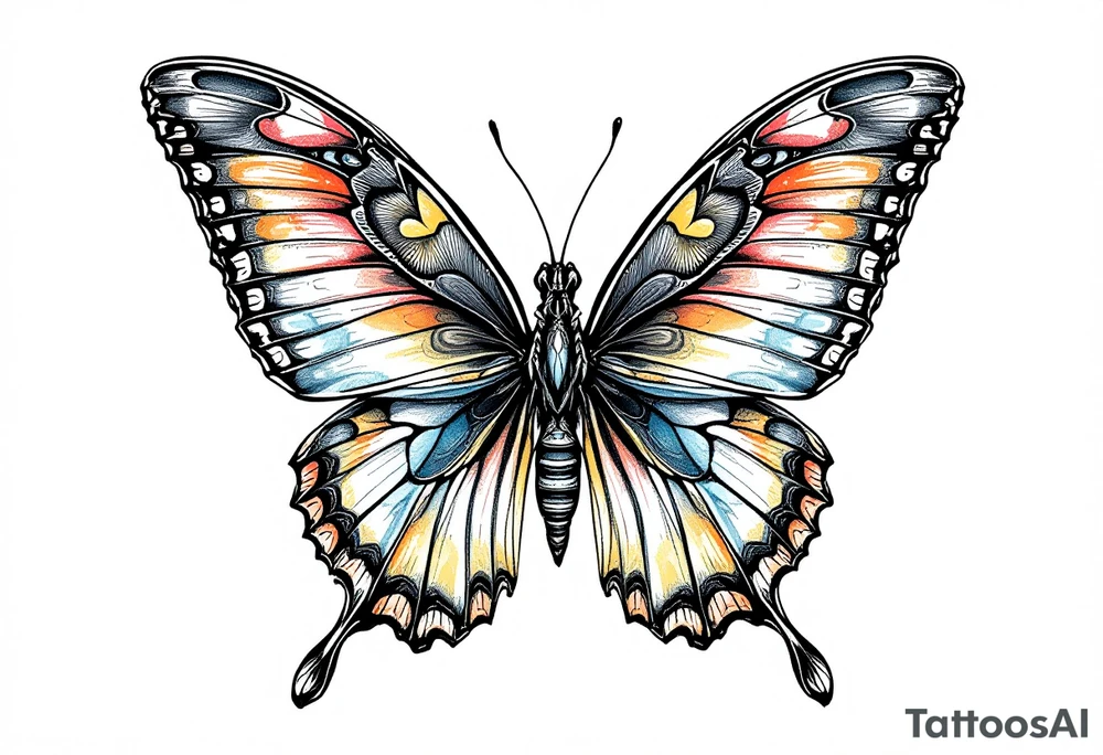 Butterfly tattoo idea