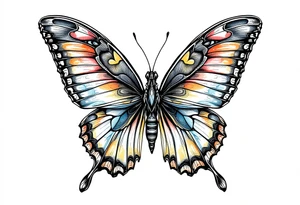 Butterfly tattoo idea