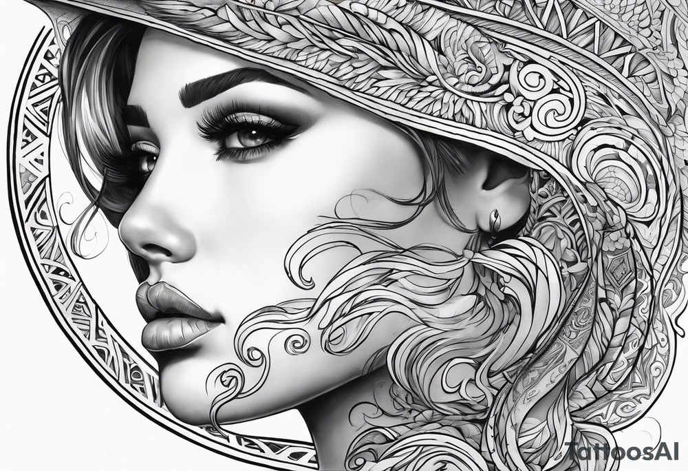 Meander tattoo idea