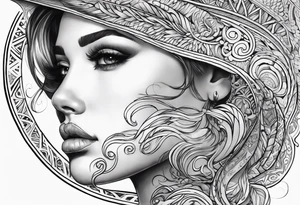 Meander tattoo idea