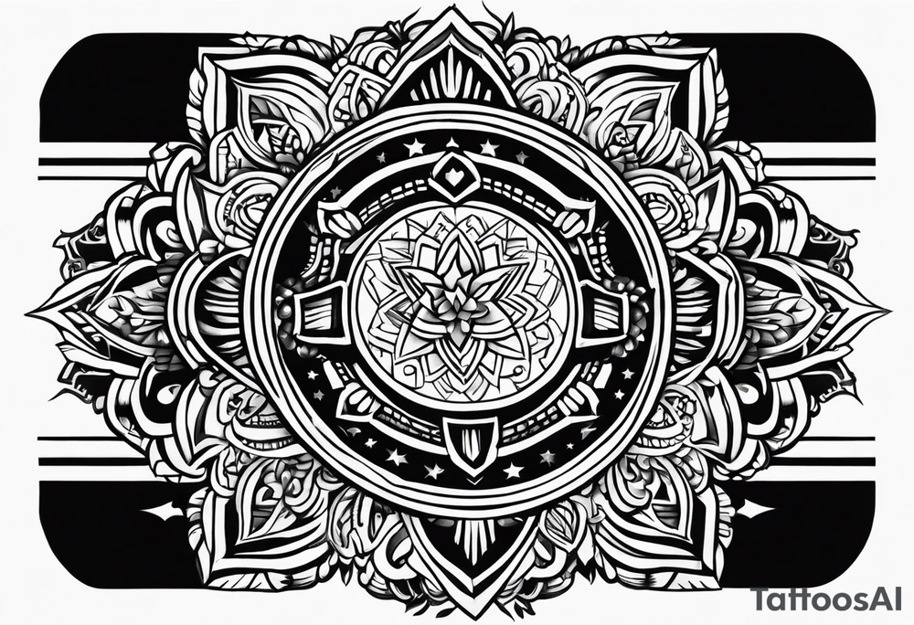 Proud Mexican American from New York who now services in the military tattoo idea