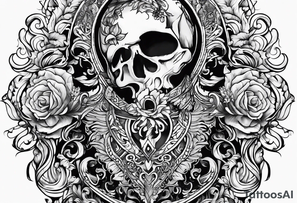 Skeleton tattoo idea