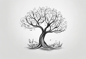 can you convert the quote into a tattoo. "A society grows great when old men plant trees in which shade they know they shall never sit in" tattoo idea