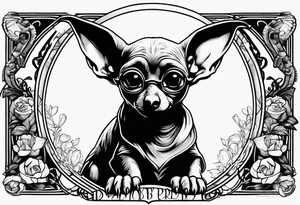 Dobby from harry potter tattoo idea