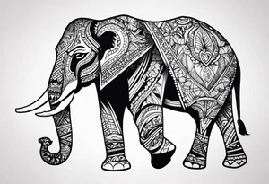 Majestic Elephant tattoo idea