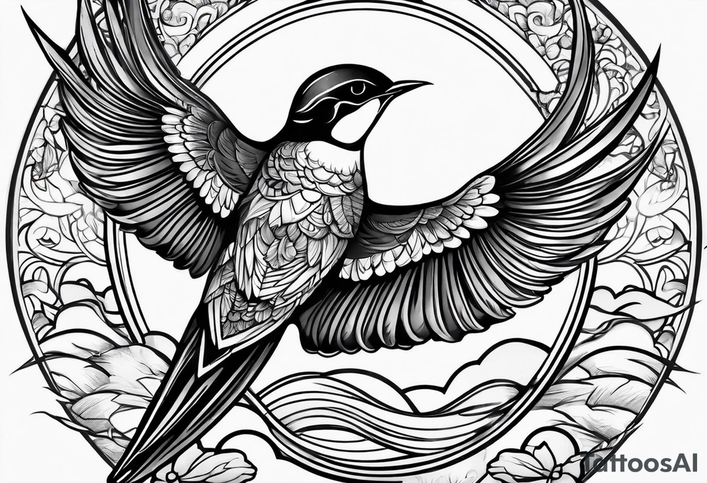 Swallows tattoo idea