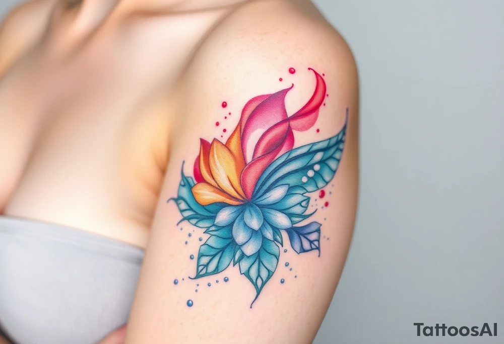 uma tatuagem que expresse a filosofia do bem e do mal tattoo idea