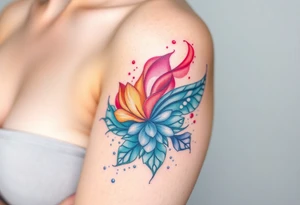 uma tatuagem que expresse a filosofia do bem e do mal tattoo idea