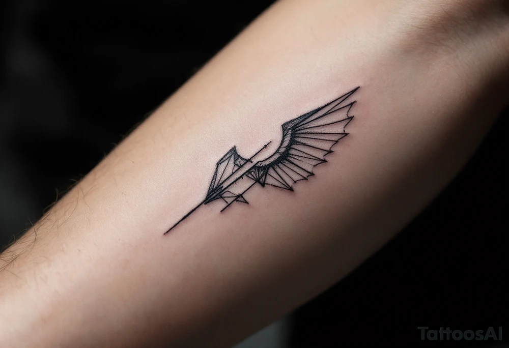 A tattoo that gives off fashion, and streetwear tattoo idea
