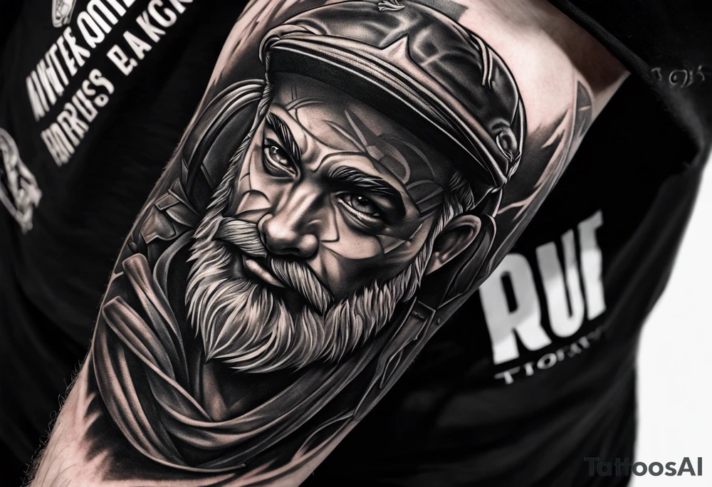 Rucking, brotherhood, shadows, fitness, GrowRuck tattoo idea