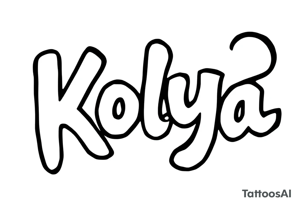 Kolya tattoo idea