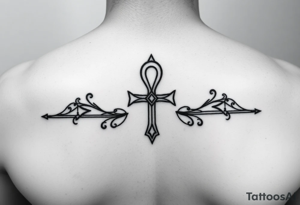 Small Ankh tattoo idea