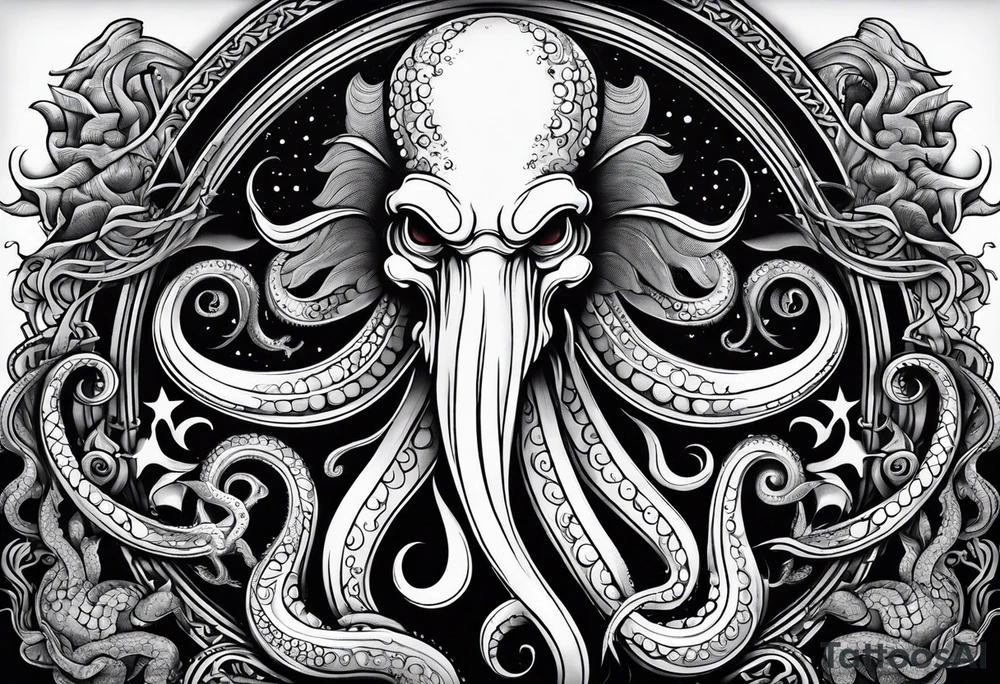 Chthulu tattoo idea
