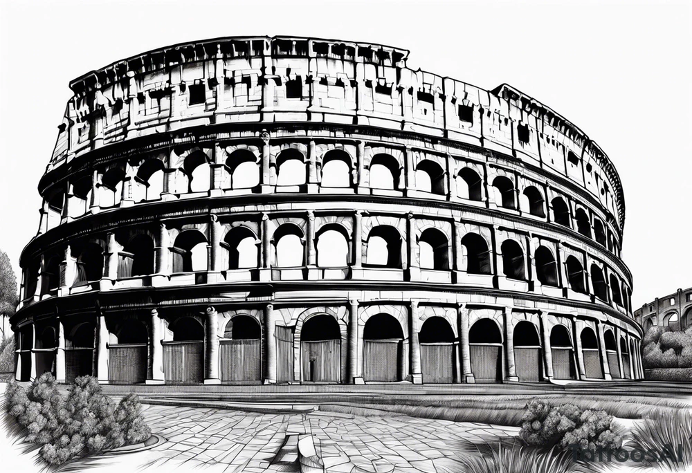 colosseum tattoo idea