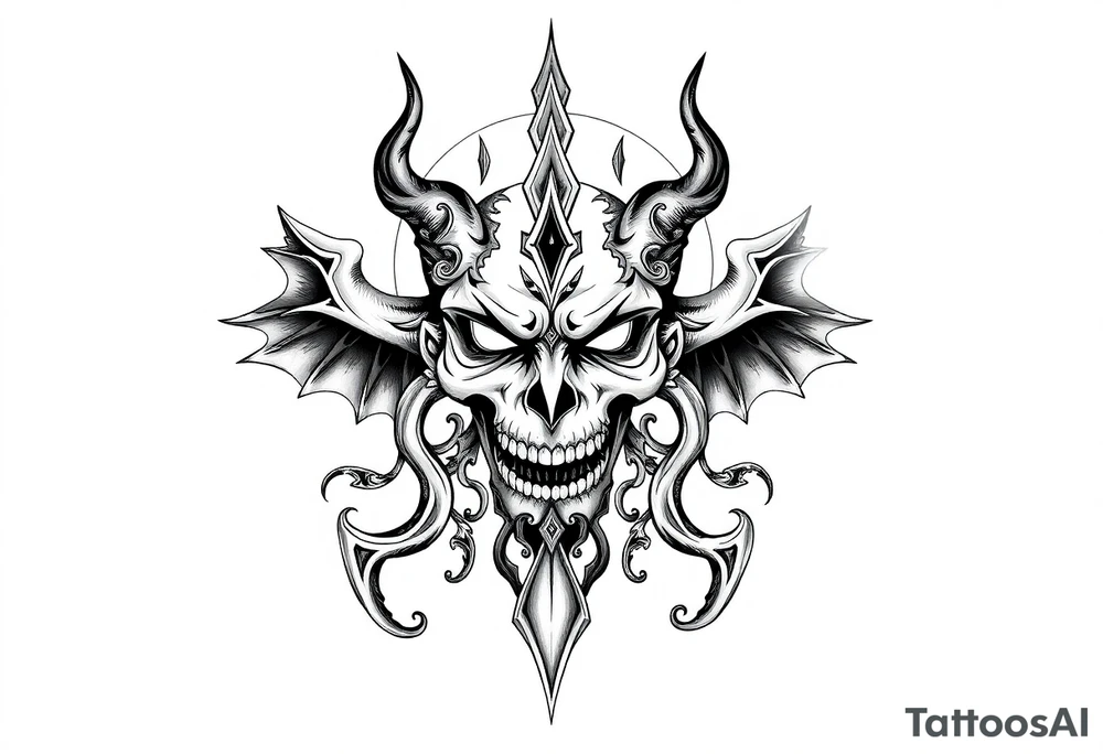 Reincarnation lust, men tattoo idea