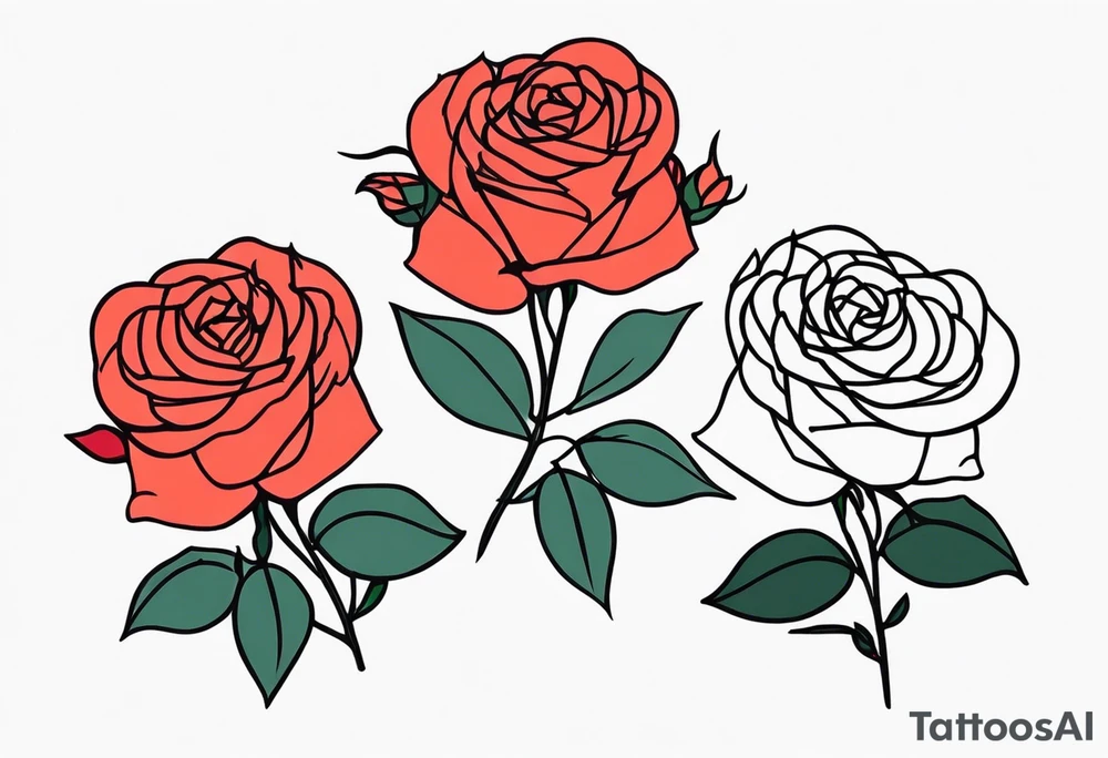 Roses tattoo idea