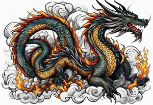 dragon tattoo idea