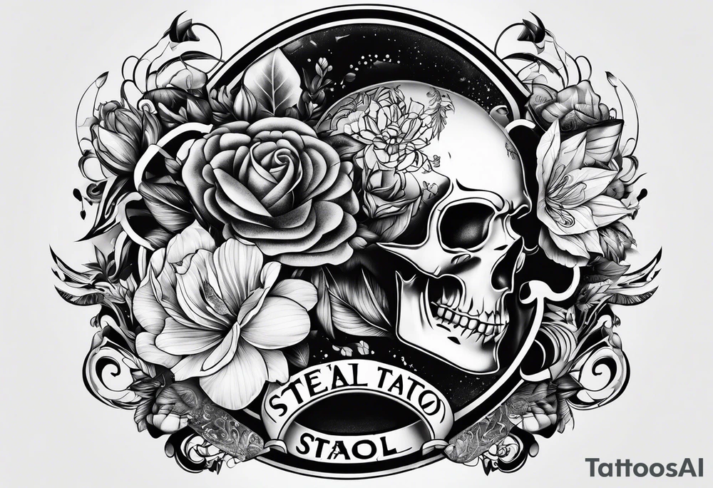 tattoo ideas with the word (STEAL) tattoo idea