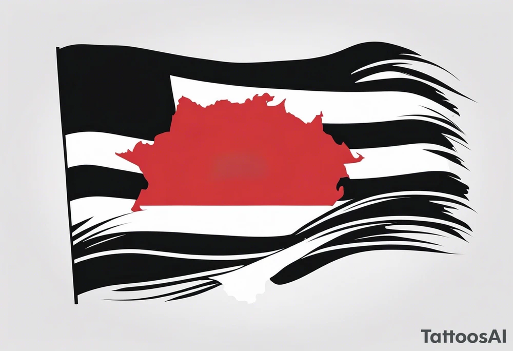 Georgia country flag tattoo idea