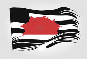 Georgia country flag tattoo idea
