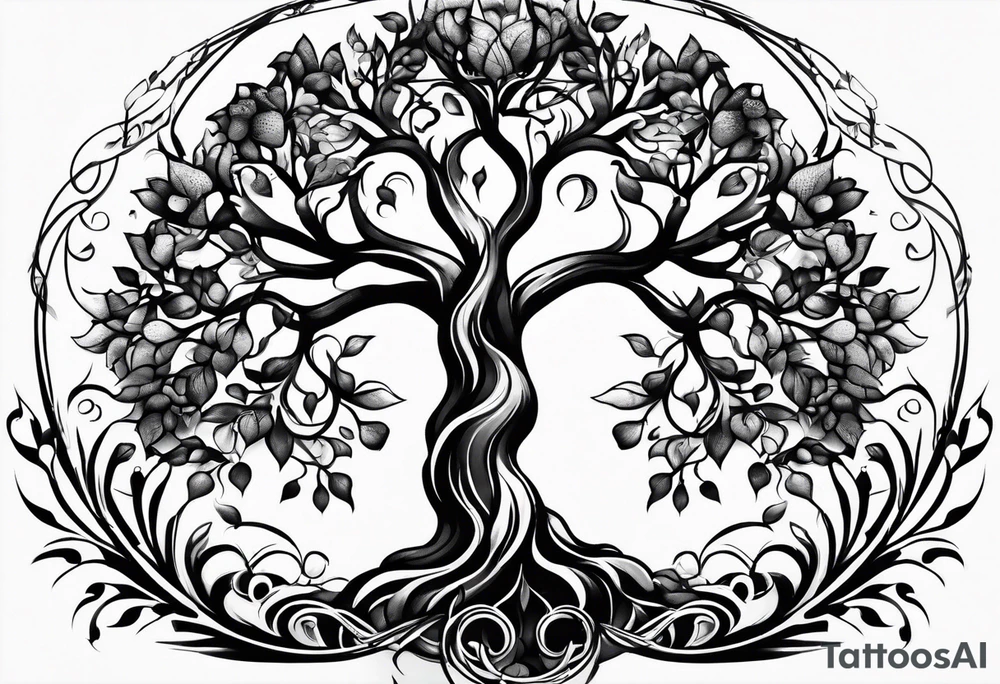 tree of life tattoo idea