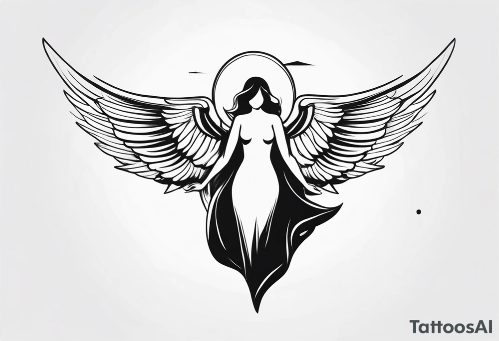 angel tattoo idea