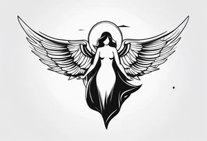 angel tattoo idea