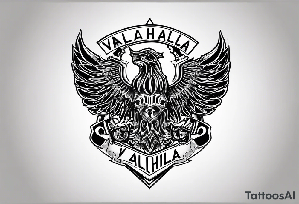 Valhalla soldier tattoo idea