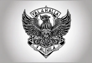 Valhalla soldier tattoo idea