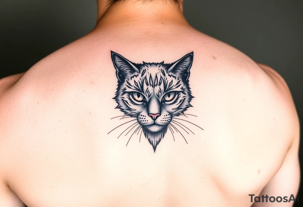 Black Cat tattoo idea