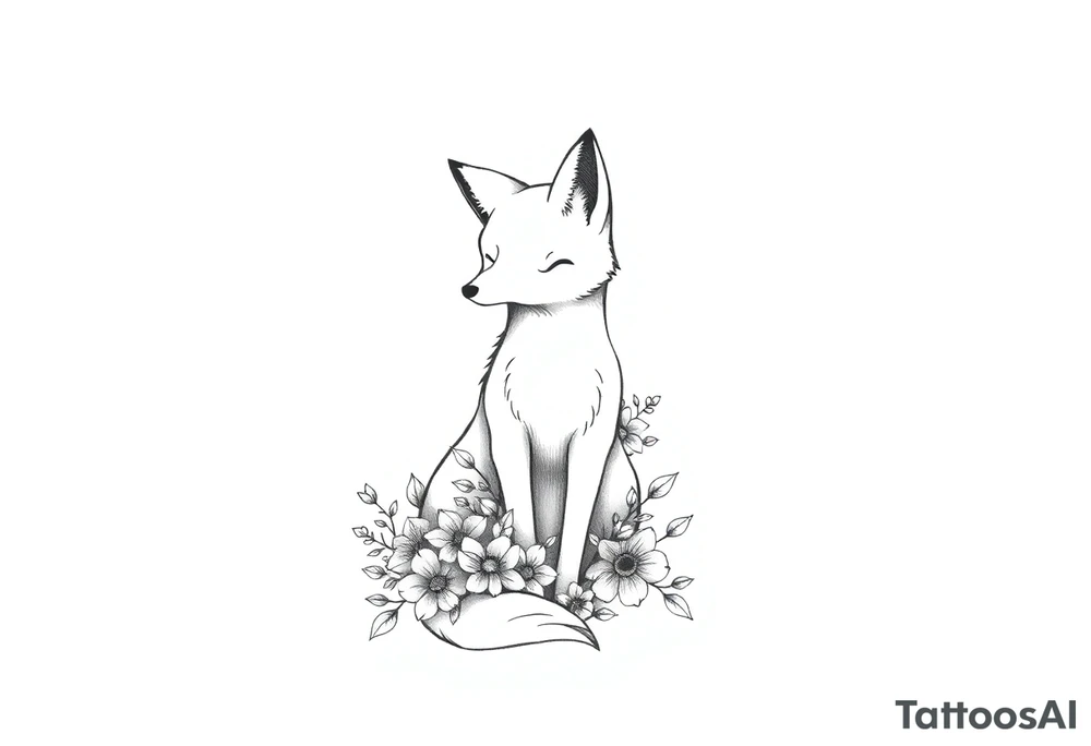 fox peaceful

CREATE A FURRY TATTOO DESIGN FURSONA ANTROPOMORPHIC IMAGE FOR ANTIFACIST LIBERAL WITH FLOWERS AND PLANTS GROWING FROM THE FURSONA tattoo idea