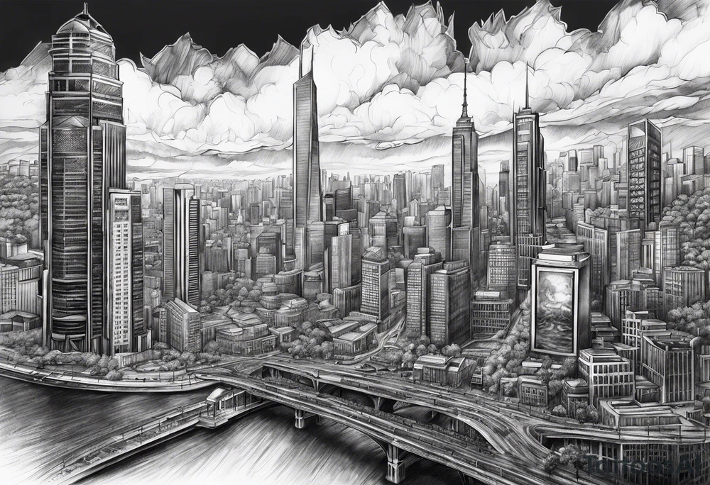 City under siege tattoo idea