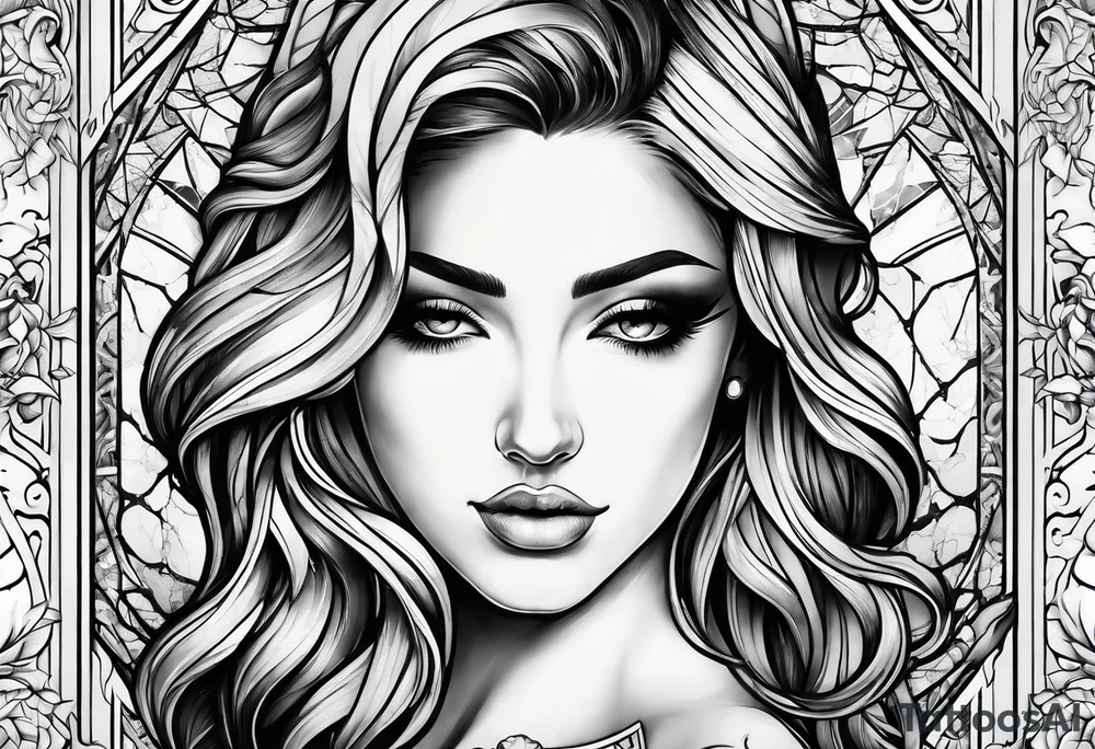 Marble tattoo idea